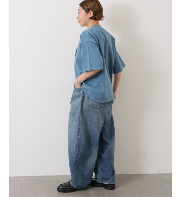 journal standard luxe「13OZデニム タックラウンドパンツ」|デニム|