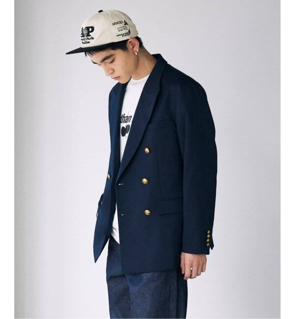JOURNAL STANDARD「TWツイル Wブレストブレザー」|テーラードジャケット|