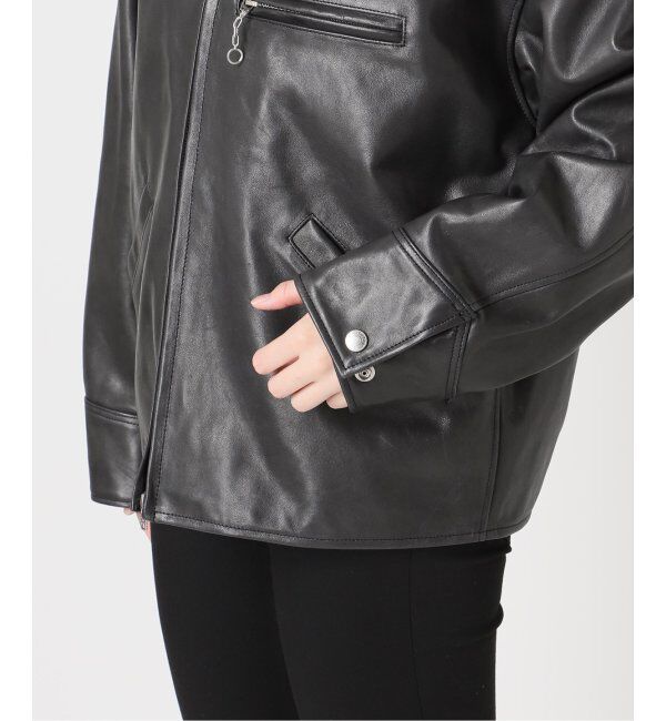 JOURNAL STANDARD「別注【Schott/ショット】LEATHER TRACKER JACKET SMU」|ライダースジャケット|