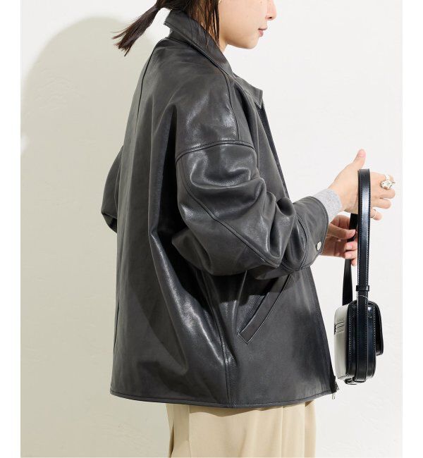 JOURNAL STANDARD「別注【Schott/ショット】LEATHER TRACKER JACKET SMU」|ライダースジャケット|