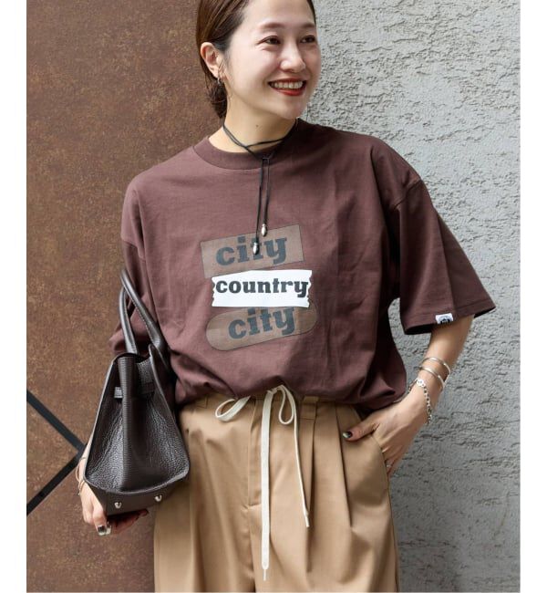 JOURNAL STANDARD「《追加2》別注【City Country City】 COTTON S/S T-SHIRT」|Tシャツ・カットソー|