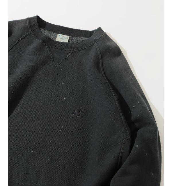 JOURNAL STANDARD relume「CHAMPION / チャンピオン 別注 リバースウィーブ(R) オーバーダイ スウェット」|スウェット・ジャージ|ブラック A