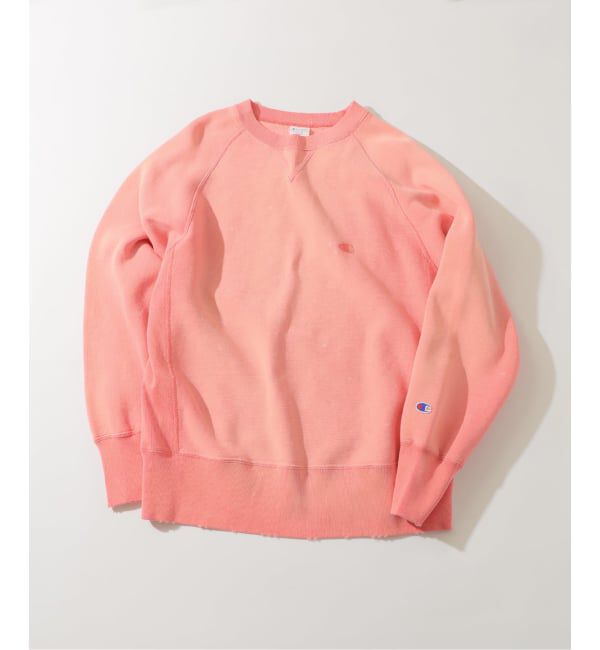 JOURNAL STANDARD relume「CHAMPION / チャンピオン 別注 リバースウィーブ(R) オーバーダイ スウェット」|スウェット・ジャージ|ピンク B
