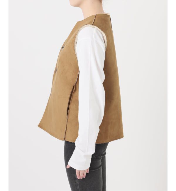 JOURNAL STANDARD relume「リバーシブルフェイクムートンベスト」|ダウンベスト・ベスト|