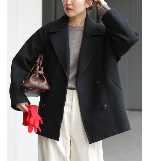 JOURNAL STANDARD relume 尾州ウールショートPコート 38 WEB限定》尾州ウールショートPコート（JOURNAL STANDARD relume