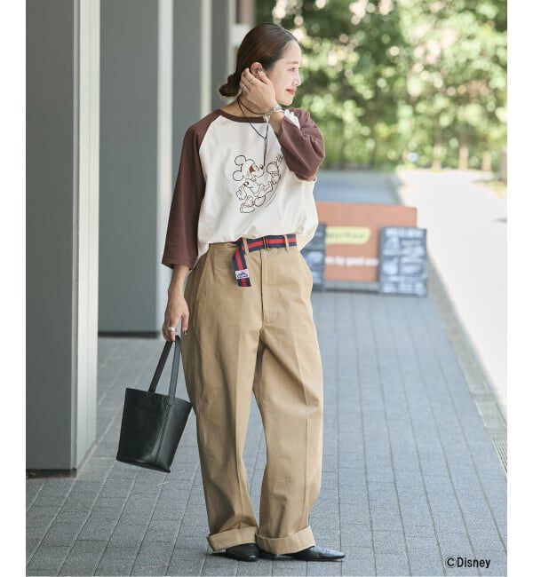 JOURNAL STANDARD「【一部店舗＋WEB限定】MICKEY /  JSラグランTEE」|Tシャツ・カットソー|