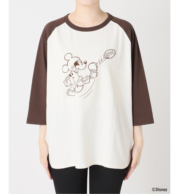 JOURNAL STANDARD「【一部店舗＋WEB限定】MICKEY /  JSラグランTEE」|Tシャツ・カットソー|