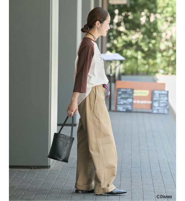 JOURNAL STANDARD「【一部店舗＋WEB限定】MICKEY /  JSラグランTEE」|Tシャツ・カットソー|