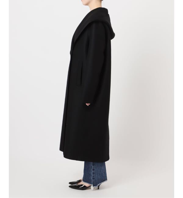 journal standard L'essage「別注【HARRIS WHARF LONDON】Women hooded coat pressed woo：コート」|その他|
