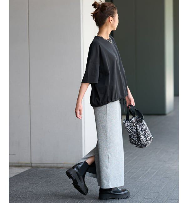 JOURNAL STANDARD relume「《追加6》ギャザーヘムショートスリーブTシャツ」|Tシャツ・カットソー|