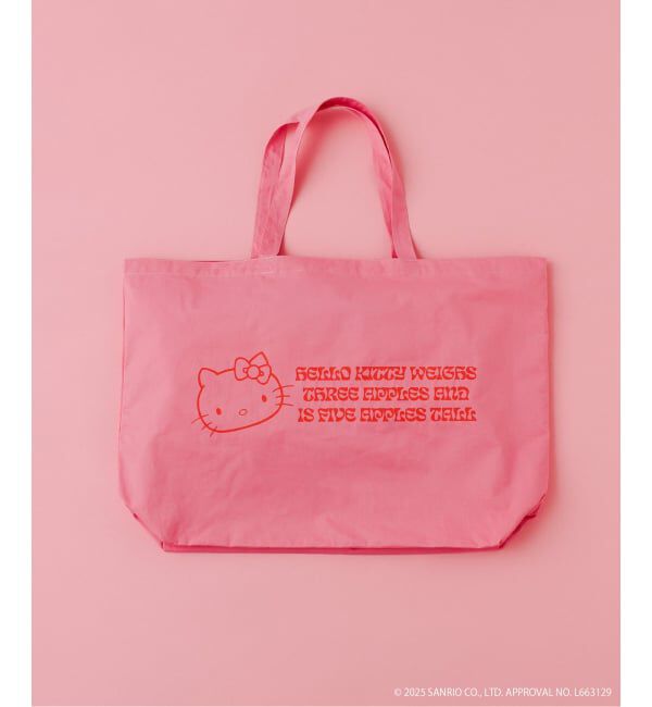 JOURNAL STANDARD「HELLO KITTY / ハローキティ ビッグトート」|トートバッグ|ピンク