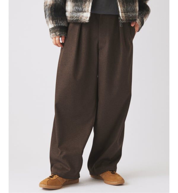 JOURNAL STANDARD relume「Pフランネル ツイル オーバーパンツ」|スラックス|