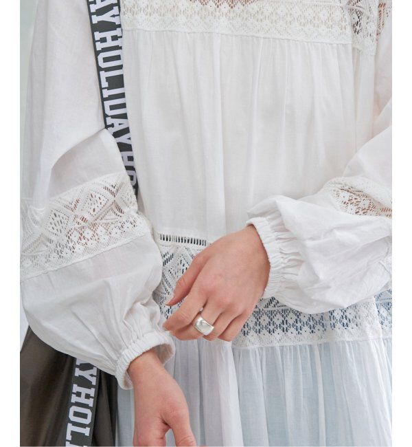 Spick and Span「《追加》HYUレースギャザーワンピース」|ワンピース|