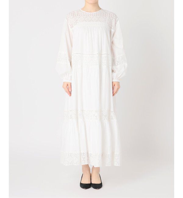 Spick and Span「《追加》HYUレースギャザーワンピース」|ワンピース|