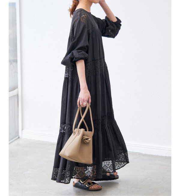 Spick and Span「《追加》HYUレースギャザーワンピース」|ワンピース|