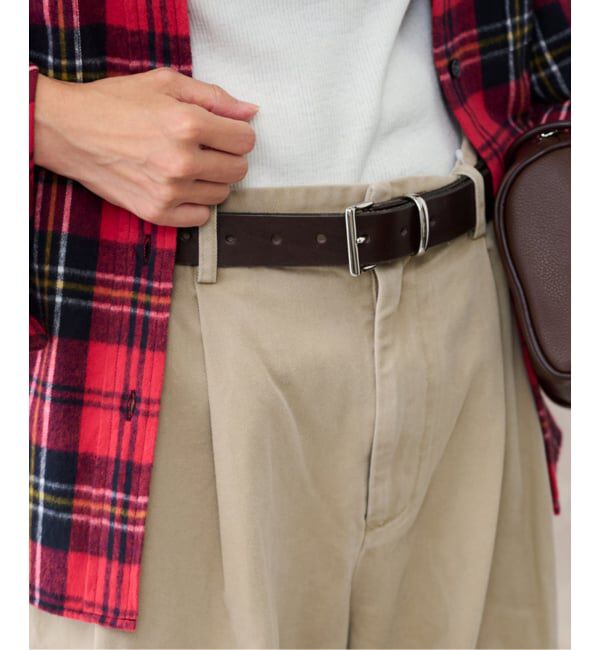 FRAMeWORK「LOEFF/ロエフ SQ/BKL LTR ベルト」|ベルト|