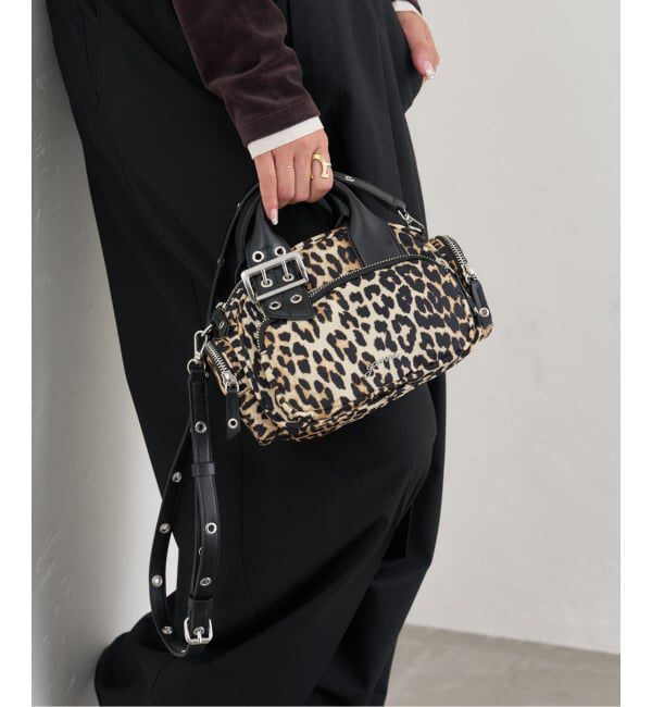 U by SPICK&SPAN「GANNI/ガニー Bucky Polochon Small」|ショルダー・メッセンジャー|キャメル