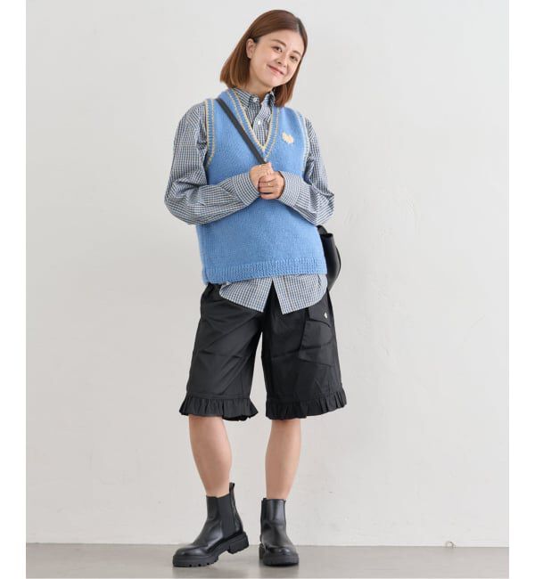 U by SPICK&SPAN「GANNI/ガニー Duchesse Nylon Midi Ruffle Shorts」|その他|