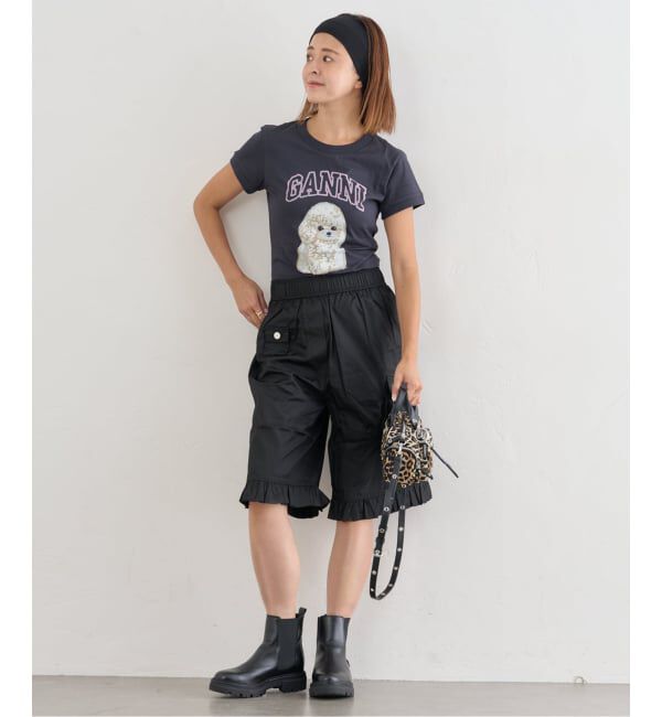 U by SPICK&SPAN「GANNI/ガニー Duchesse Nylon Midi Ruffle Shorts」|その他|