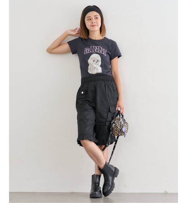 U by SPICK&SPAN「GANNI/ガニー Duchesse Nylon Midi Ruffle Shorts」|その他|