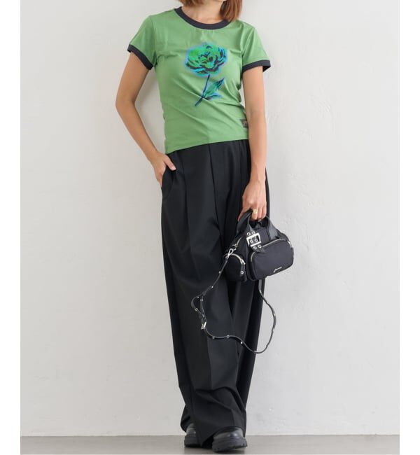 U by SPICK&SPAN「GANNI/ガニー Basic Cotton Jersey Peony Baby Fit」|Tシャツ・カットソー|