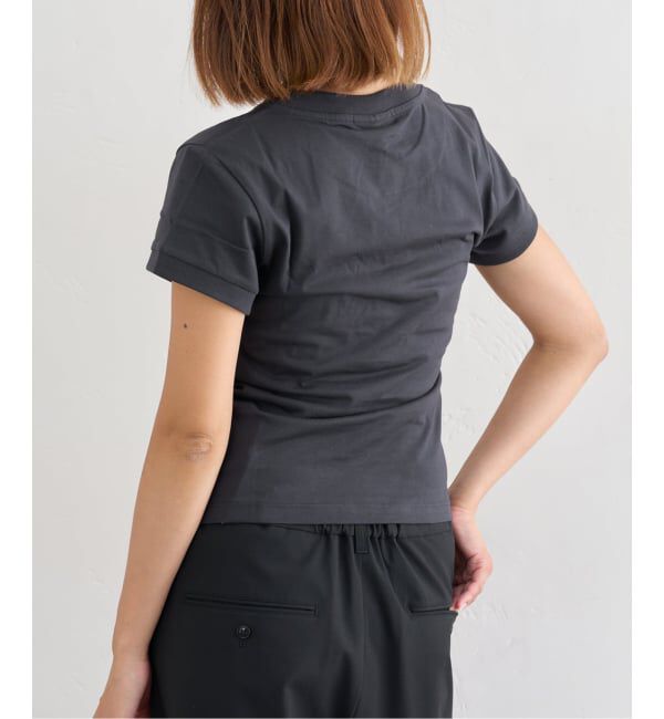 U by SPICK&SPAN「GANNI/ガニー Basic Cotton Jersey Peony Baby Fit」|Tシャツ・カットソー|