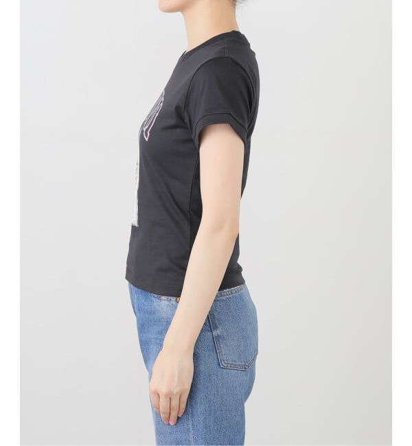 U by SPICK&SPAN「GANNI/ガニー Basic Cotton Jersey Peony Baby Fit」|Tシャツ・カットソー|