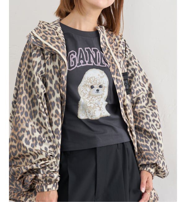 U by SPICK&SPAN「GANNI/ガニー Basic Cotton Jersey Peony Baby Fit」|Tシャツ・カットソー|