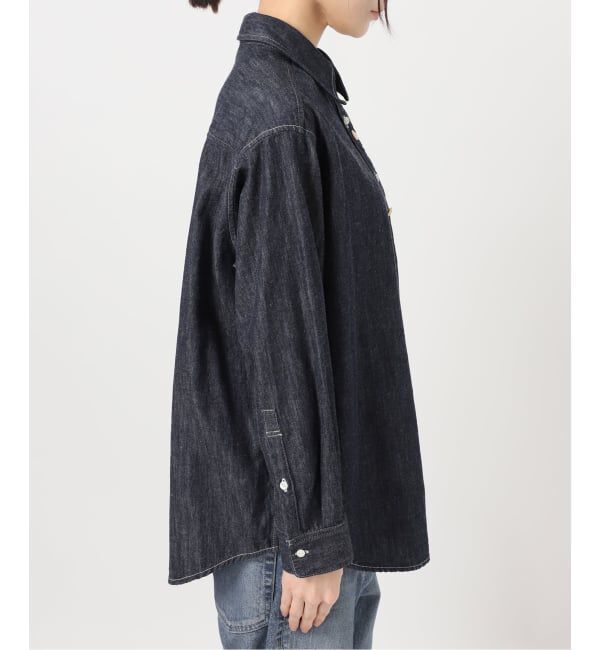 FRAMeWORK「コンビネーションボタンデニムシャツ」|シャツ・ブラウス|