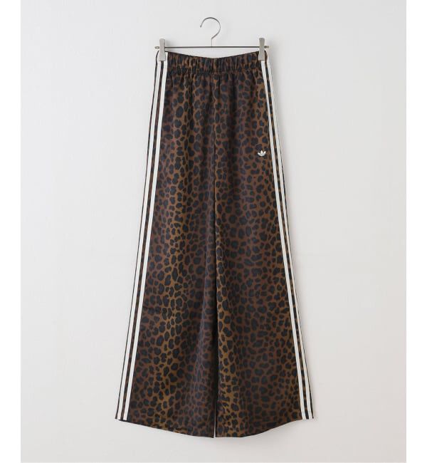 Spick and Span「adidas / アディダス LEO PRINT WIDE LEG SATIN PANTS」|その他|ブラウン