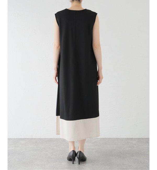  「配色カットワンピース」|ワンピース|