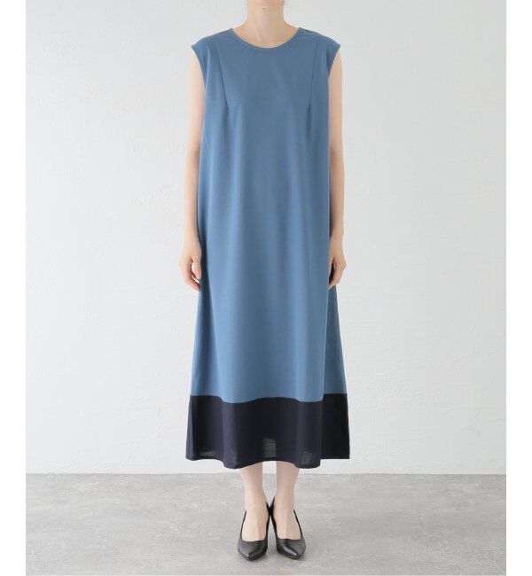  「配色カットワンピース」|ワンピース|