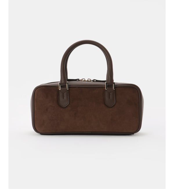  「LORISTELLA/ロリステッラ スクエアボストンバッグ」|ボストンバッグ|ブラウン