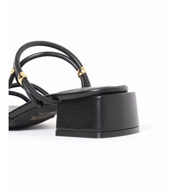  「GRISE3.5cmクロスメタルストリングサンダル」|サンダル|