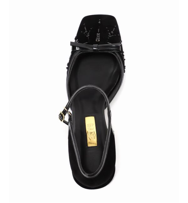 GRISE「GRISE5cmスクエアEMBROIDERYセパレートパンプス」|パンプス|