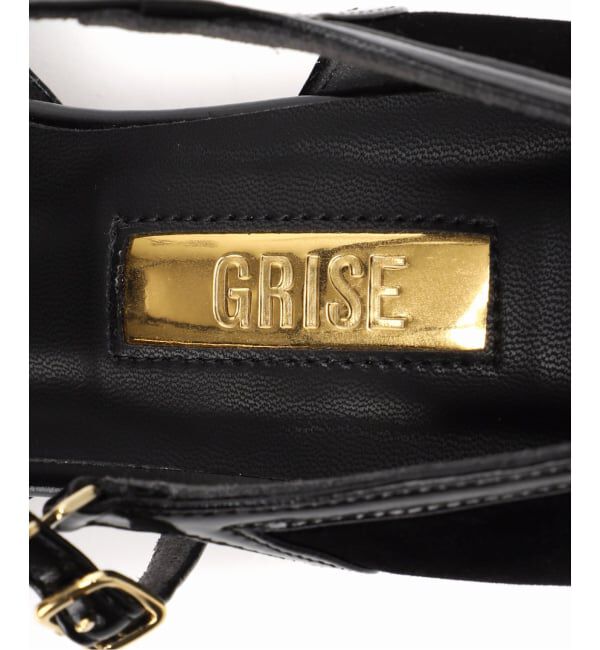 GRISE「GRISE5cmスクエアEMBROIDERYセパレートパンプス」|パンプス|