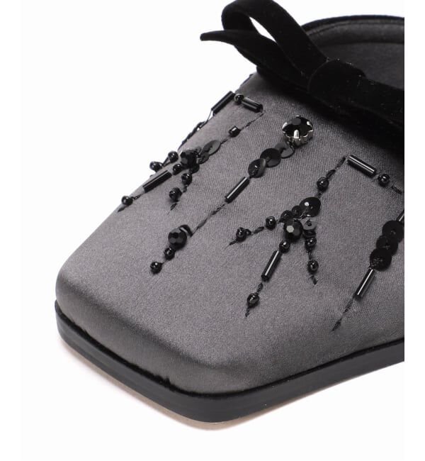 GRISE「GRISE5cmスクエアEMBROIDERYセパレートパンプス」|パンプス|