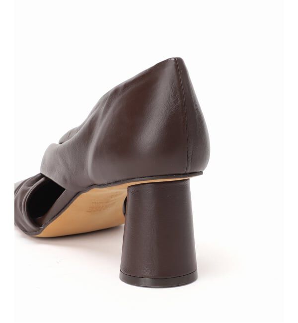 GRISE「《予約》GRISE6cmレザースクエアツイストパンプス」|パンプス|