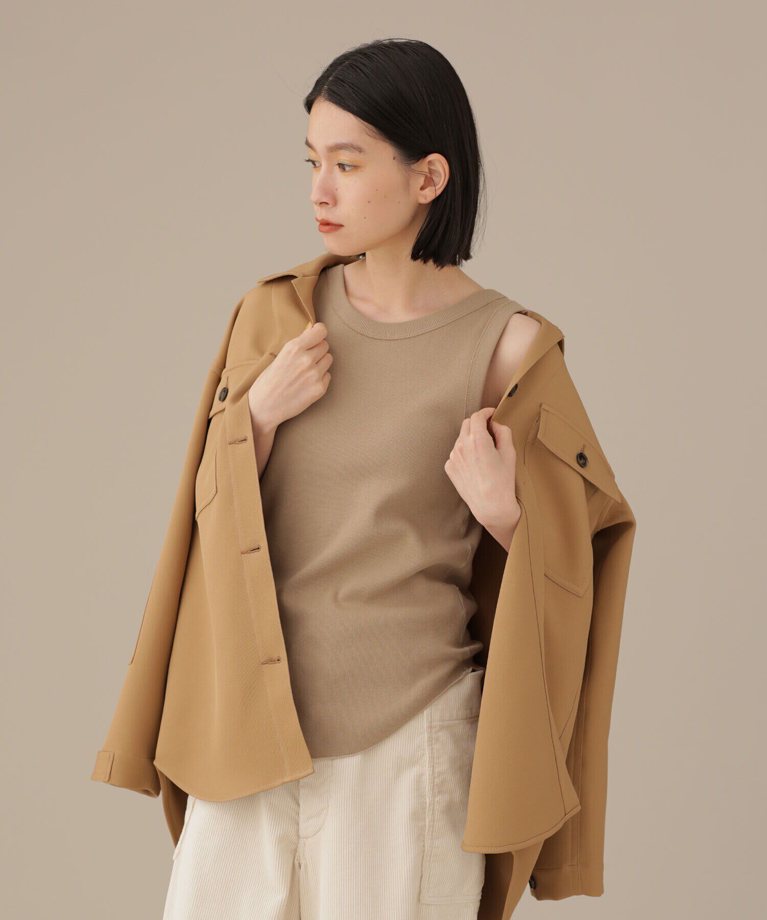 nano･universe「LB.03/前後2WAYフライスアメスリタンクトップ」|タンクトップ|