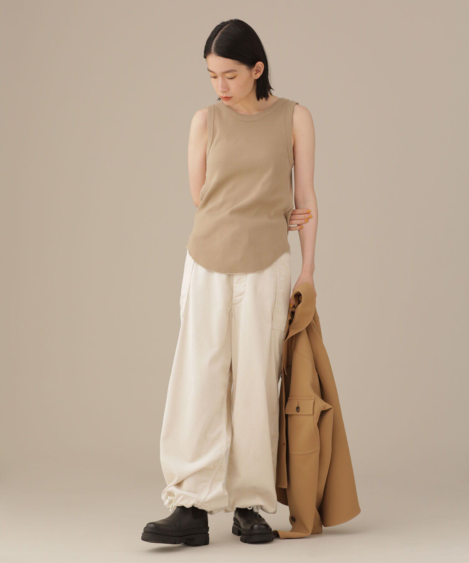 nano･universe「LB.03/前後2WAYフライスアメスリタンクトップ」|タンクトップ|