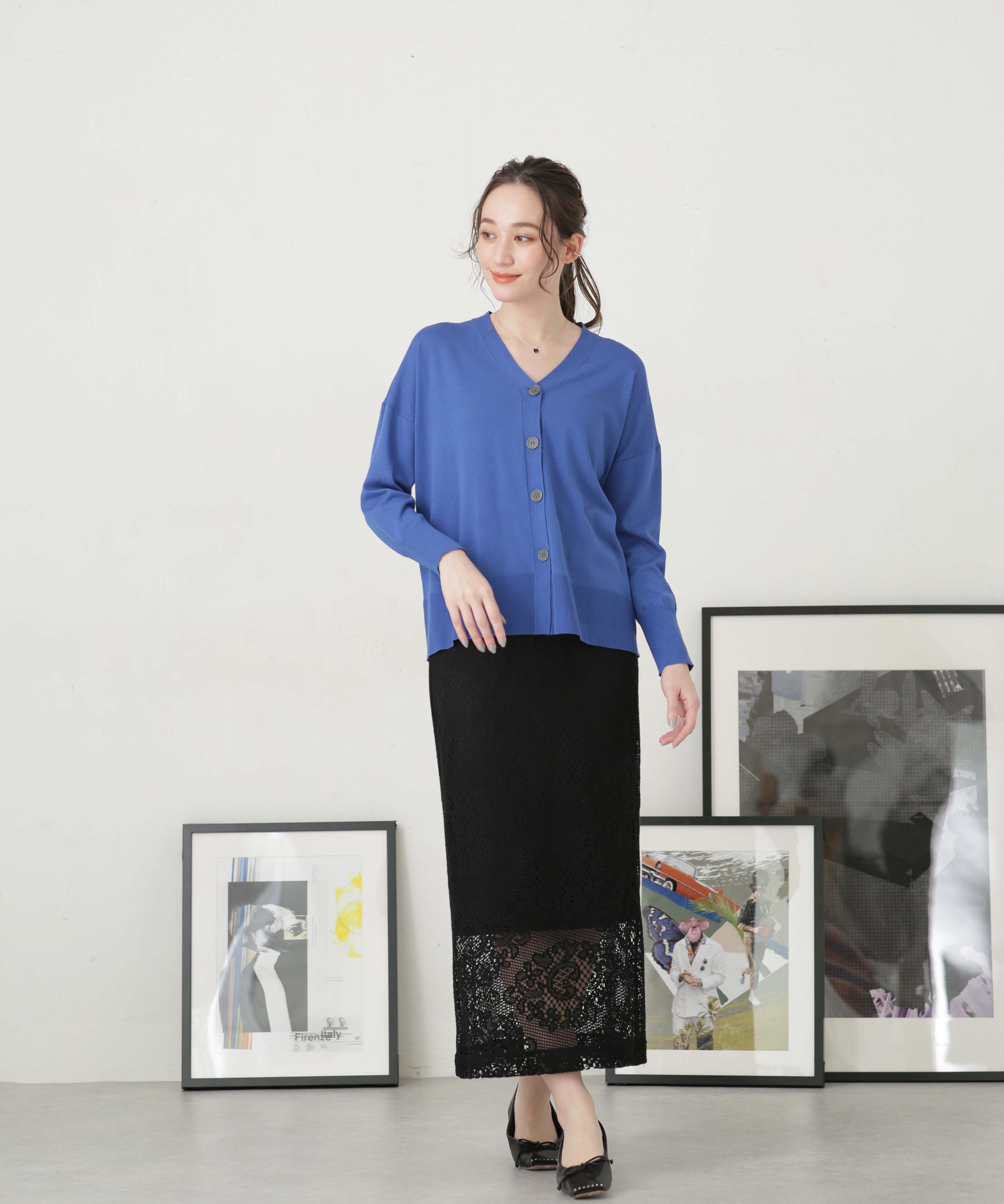 nano･universe「LB.04/レースタイトスカート」|スカート|