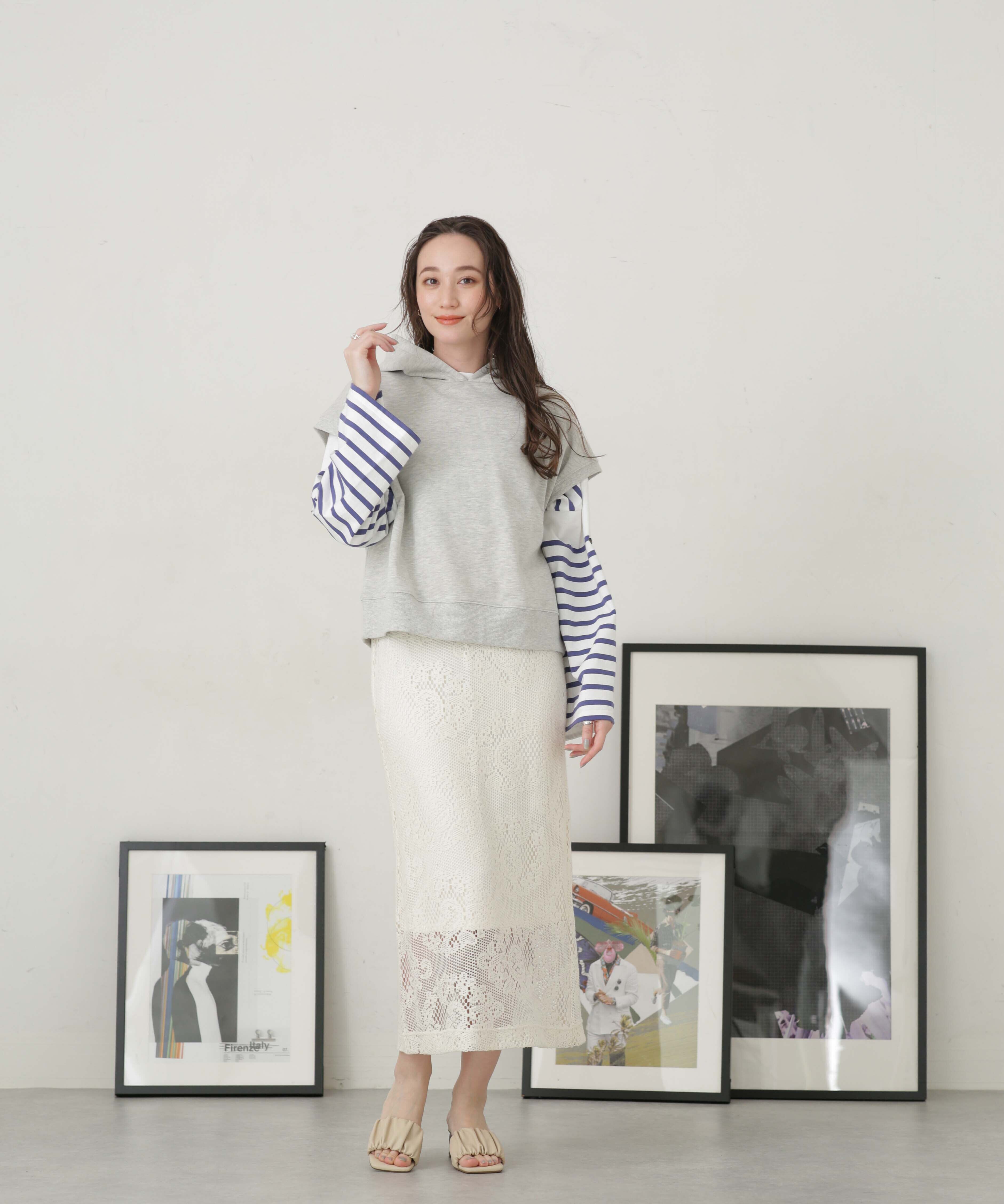 nano･universe「LB.04/レースタイトスカート」|スカート|