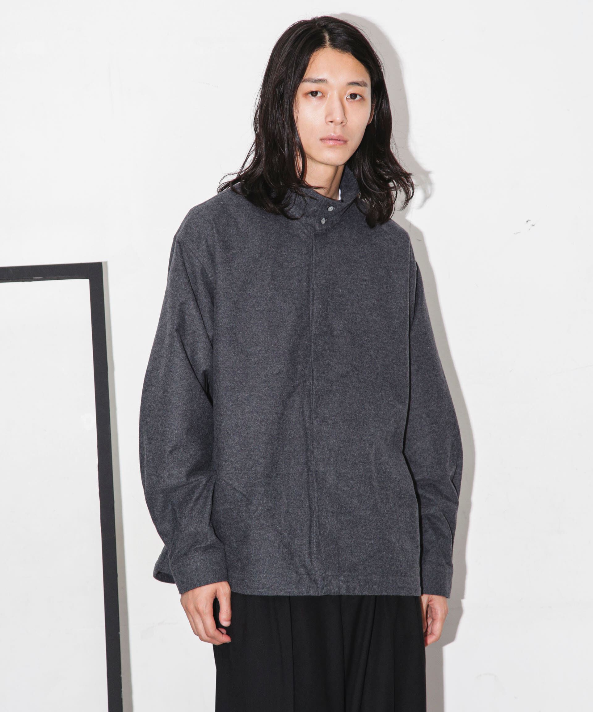 nano･universe「シャモアクロス スタンドカラーシャツ」|シャツ・ブラウス|