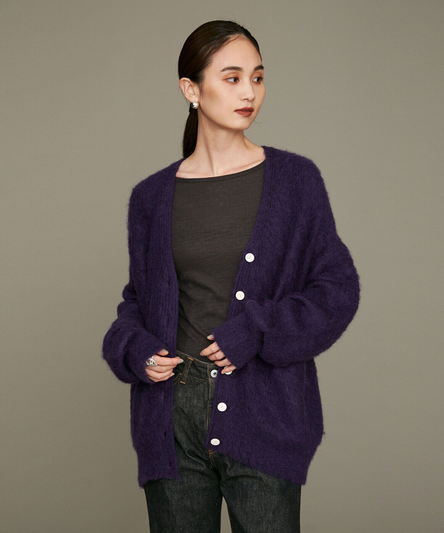 nano･universe「LB.01/ノスタルジックメッシュ フレアスリーブTシャツ 長袖」|Tシャツ・カットソー|