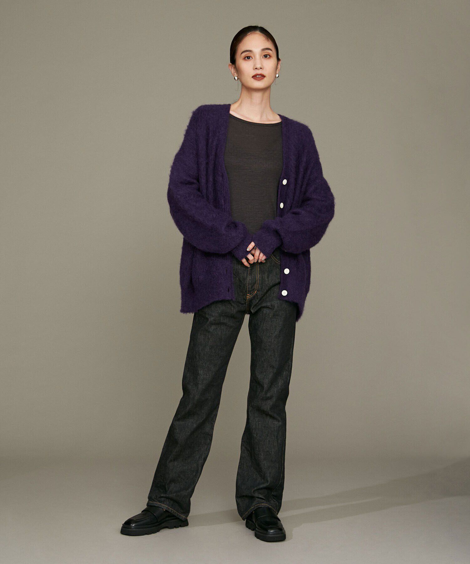 nano･universe「LB.01/ノスタルジックメッシュ フレアスリーブTシャツ 長袖」|Tシャツ・カットソー|