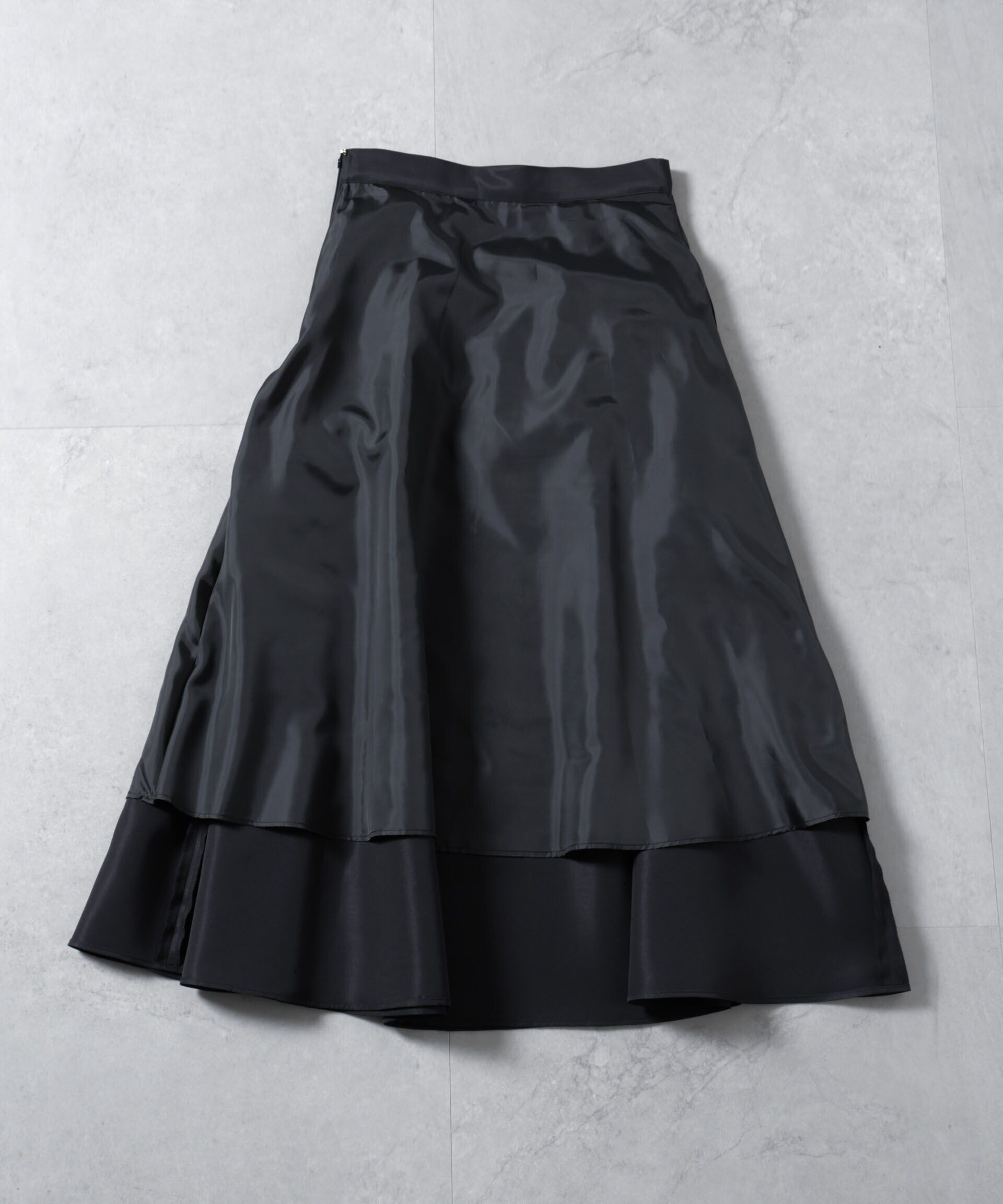 nano･universe「ランダムタックフレアスカート」|スカート|