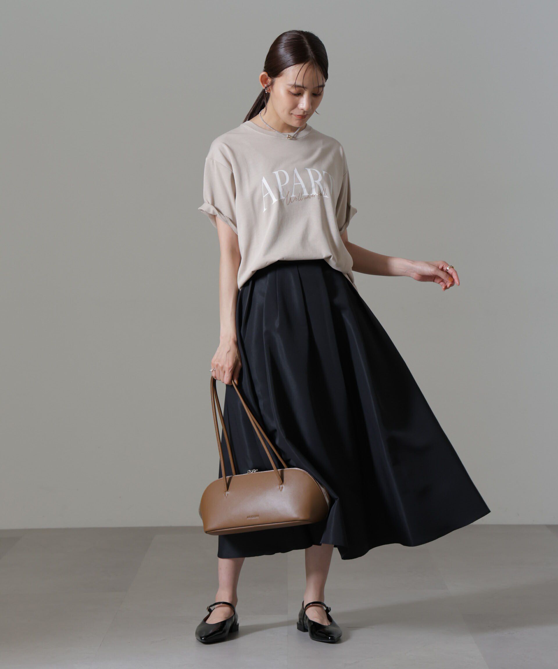 nano･universe「ランダムタックフレアスカート」|スカート|