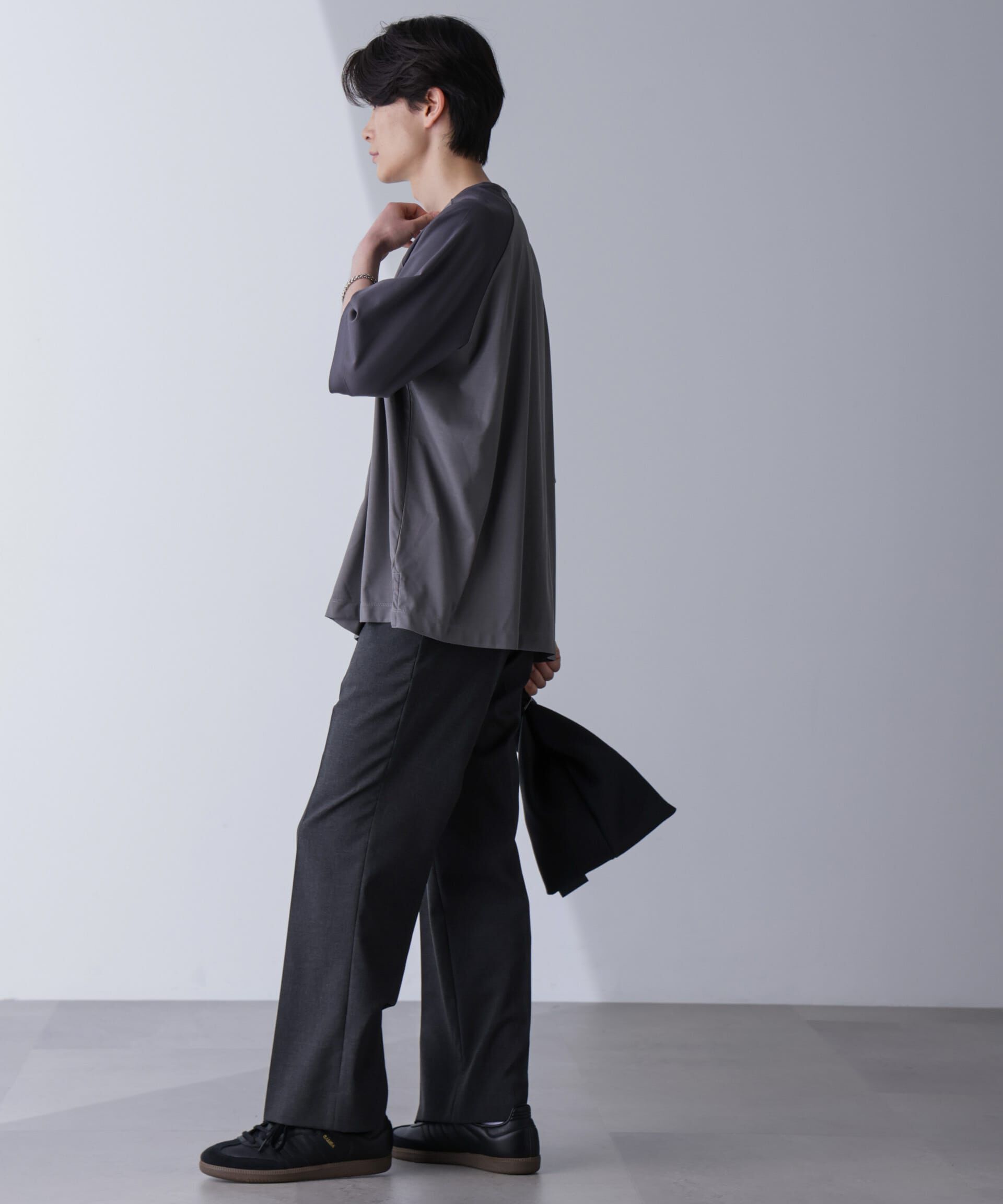 nano･universe「ワイドシルエットラグランTシャツ 半袖」|Tシャツ・カットソー|