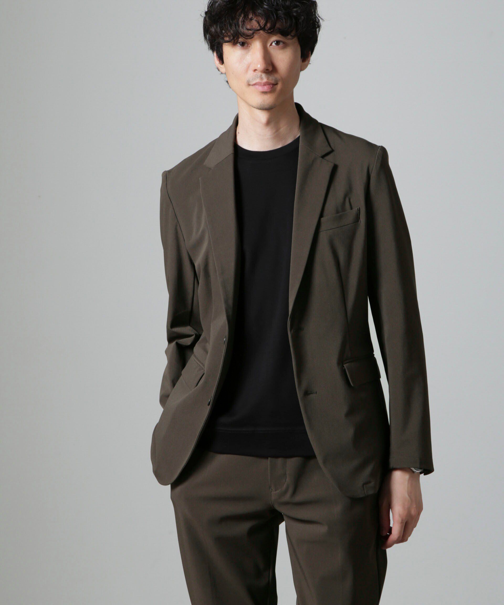 nano･universe「「Damerino」ナイロンストレッチトリコットセットアップ」|スーツ|