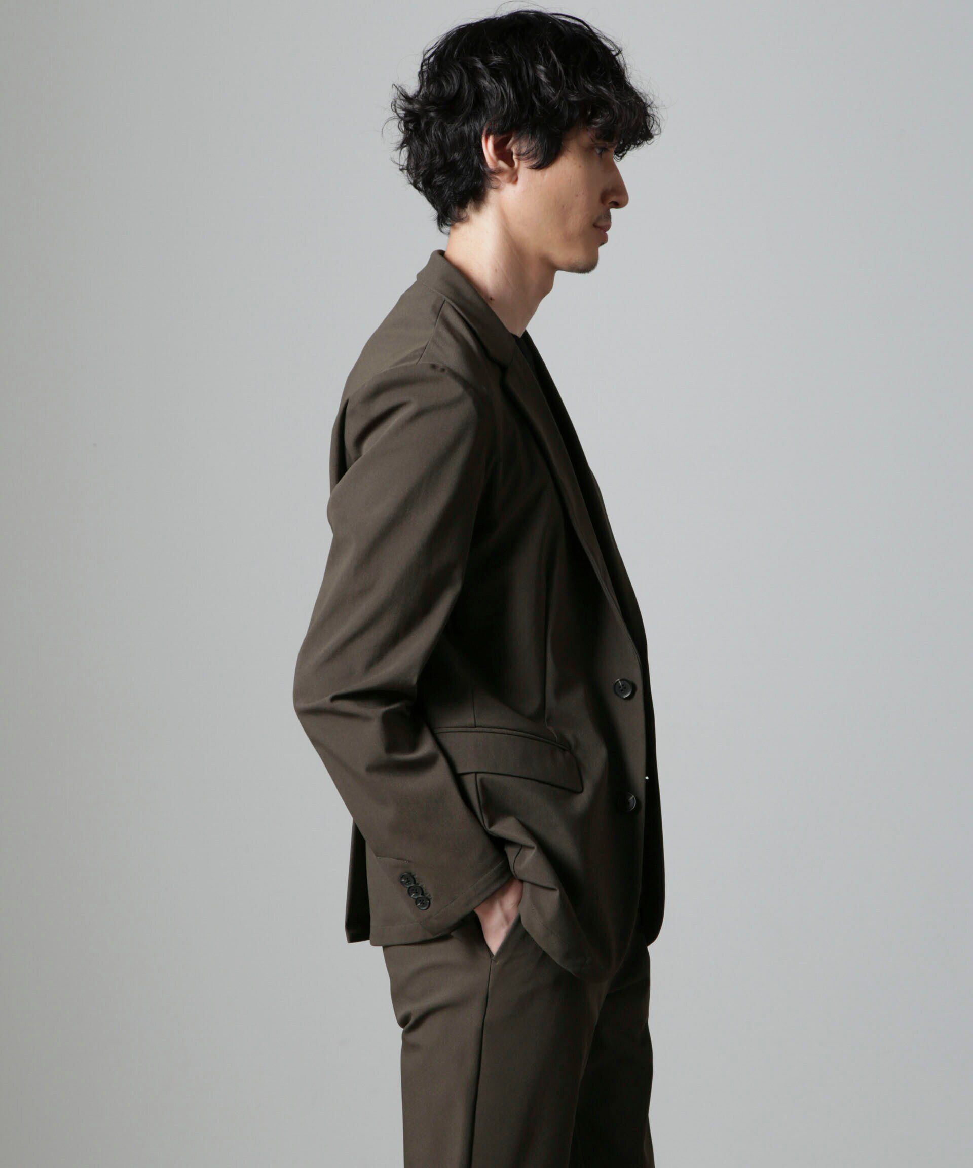 nano･universe「「Damerino」ナイロンストレッチトリコットセットアップ」|スーツ|